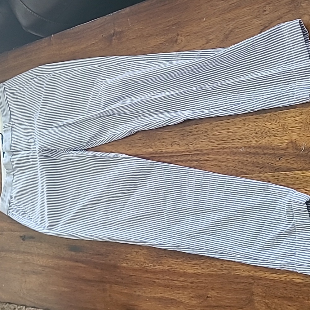 Polo by Ralph Lauren Navy and White Pinstripe Pants